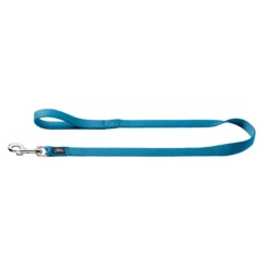 Hunter Looplijn Nylon Soft Petrol - Hondenriem - 100x2.5 Cm