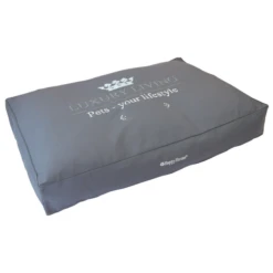 Happy-House Blokkussen Luxury Living Grijs - Hondenkussen - Large