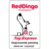 Red Dingo Hondenpenning Giftcard - Hondenadresdrager - Per Stuk
