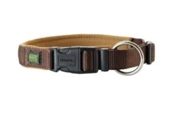 Hunter Halsband Voor Hond Neopreen Vario Plus Bruin / Caramel 45-50 Cmx25 Mm