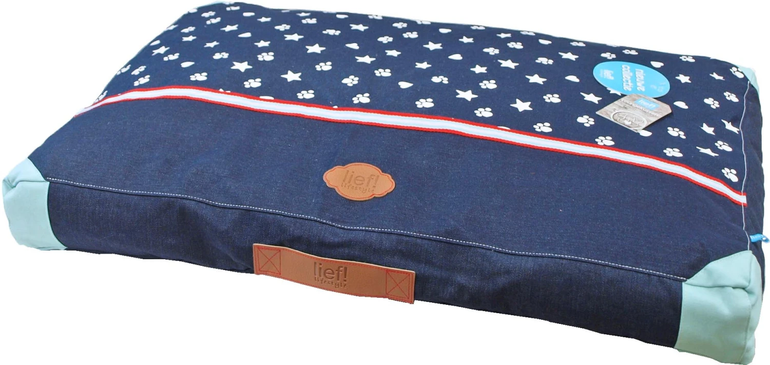 Lief! Loungekussen Unisex Voor Honden 85 X 60 Cm 2 Lief! Loungekussen Unisex Voor Honden 85 X 60 Cm - Afbeelding 2